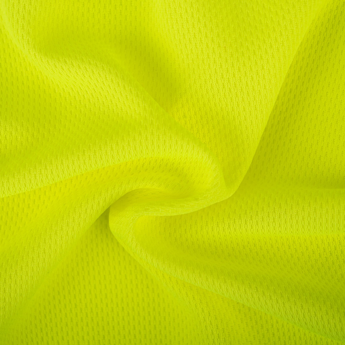 Polyester Short Sleeve Lime Green Polo Shirt with Reflective Stripe (Police ID)