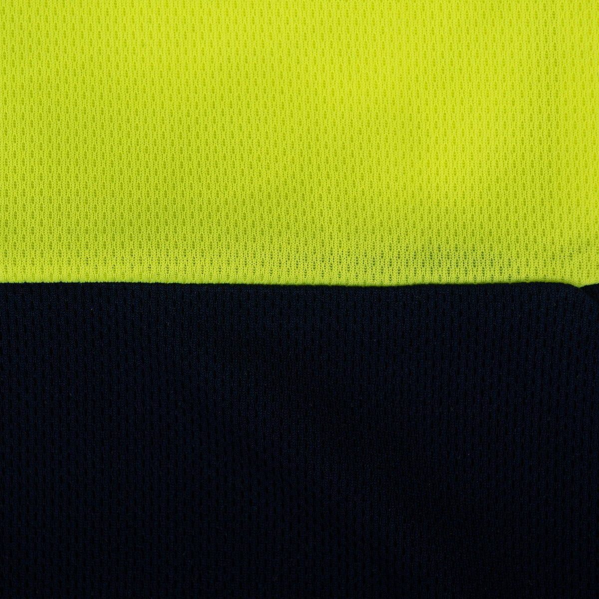 Polyester Short Sleeve Lime Green/Navy Polo Shirt with Reflective Stripe (Police ID)