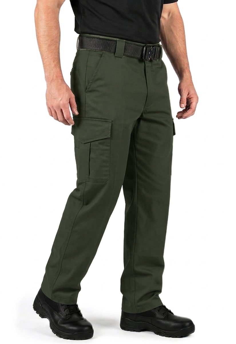 First Class Men's Poly Cotton Pants with Cargo Pockets