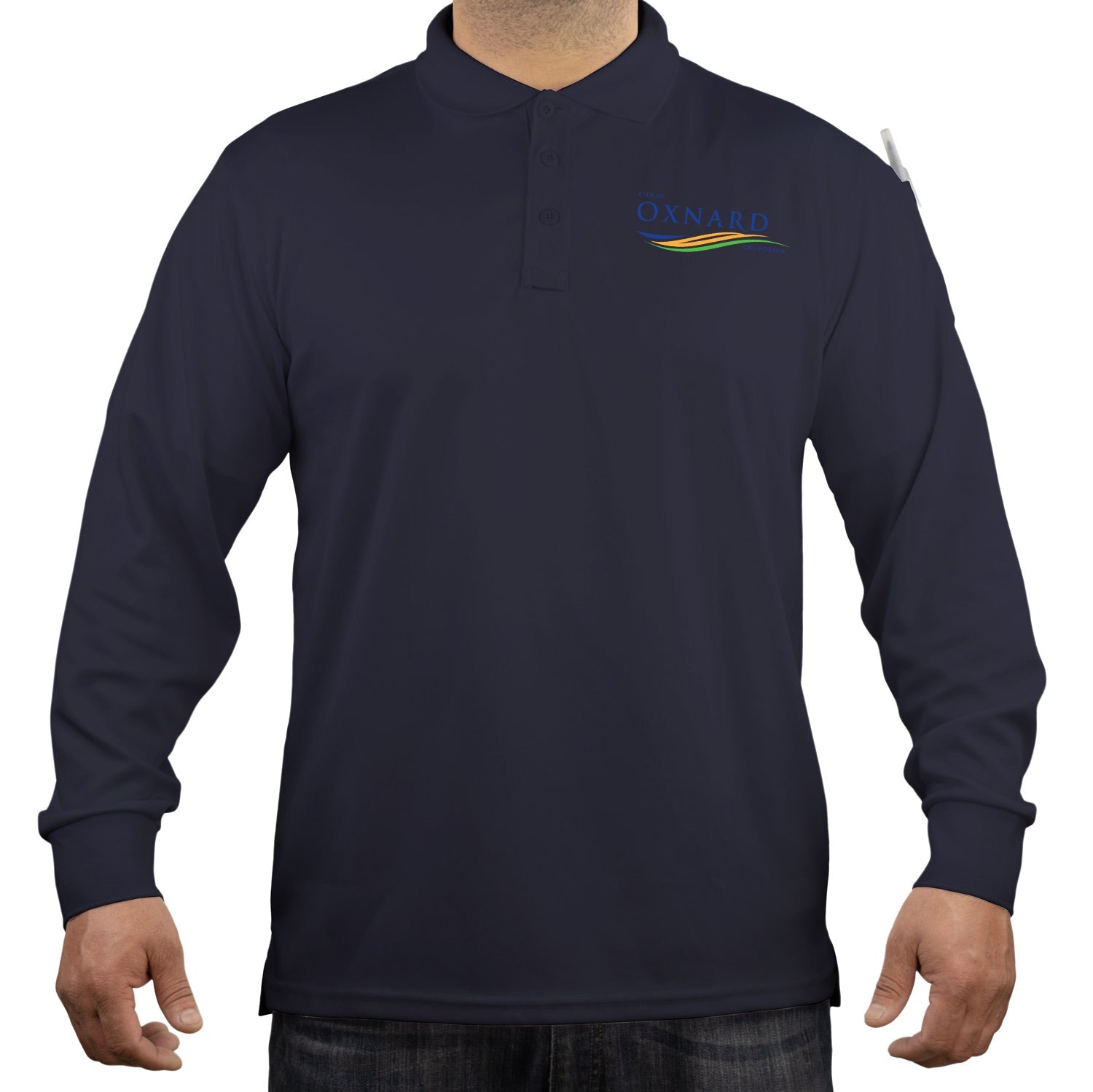Tactical Performance Long Sleeve Polo Shirt - City of Oxnard