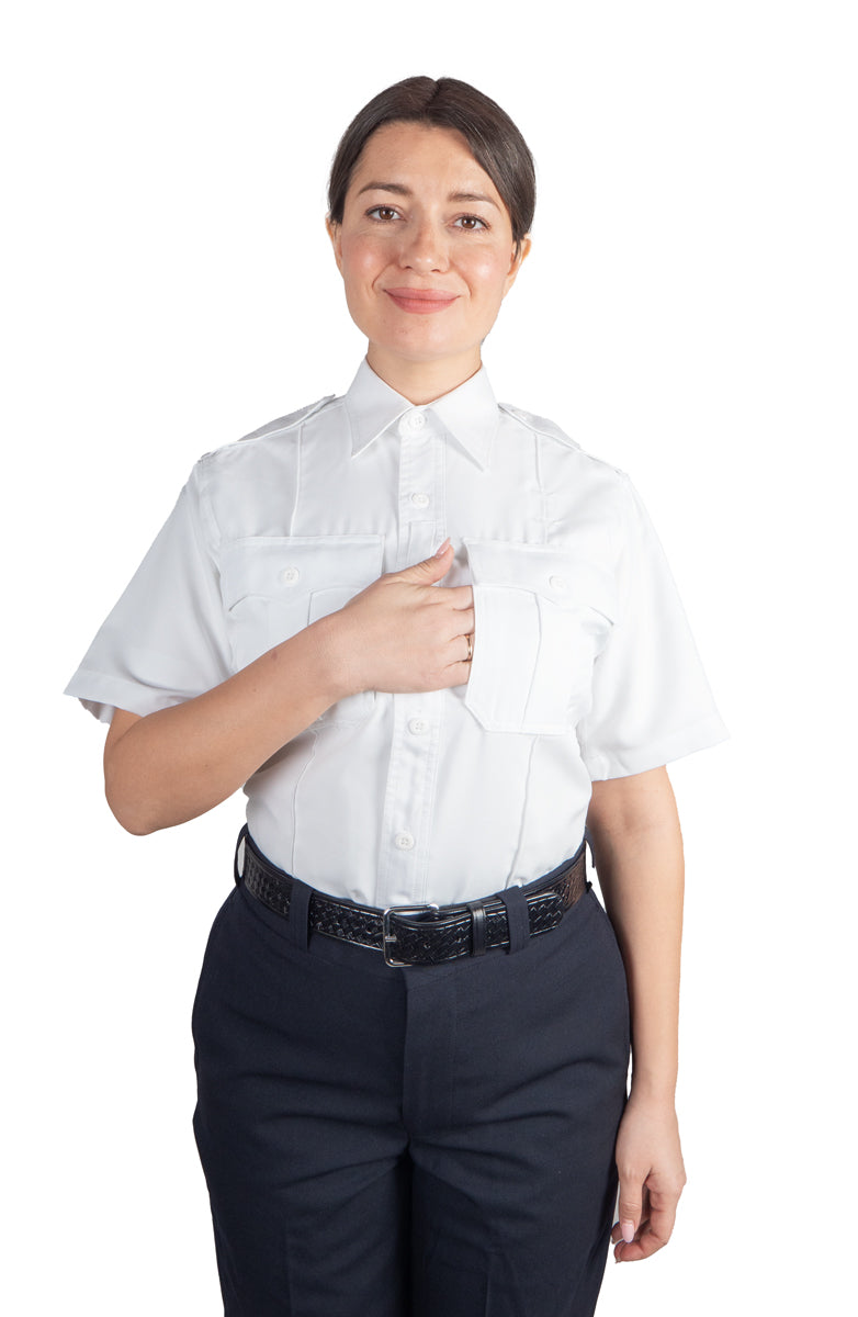 CoolMesh Poly Cotton Performance Uniform Shirts - Short Sleeve