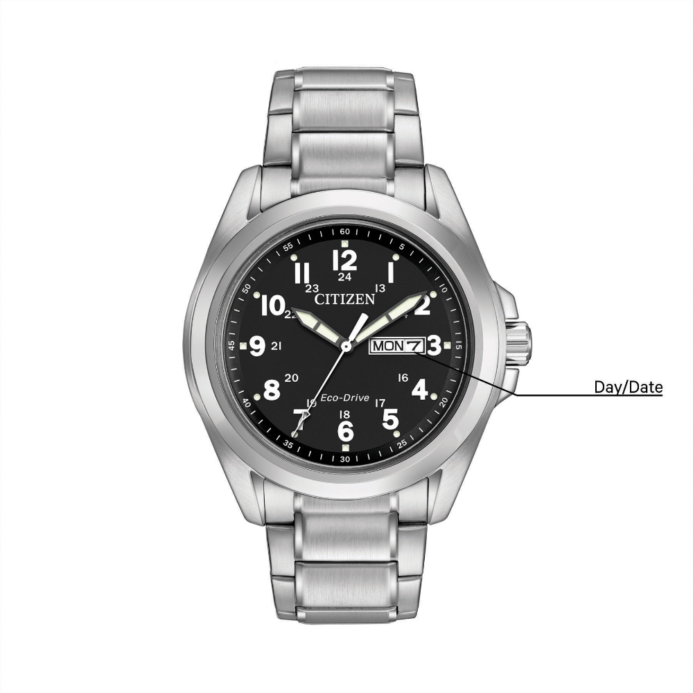 Citizen Chandler Men's Eco-Drive Steel Sports Watch (Railroad Approved)