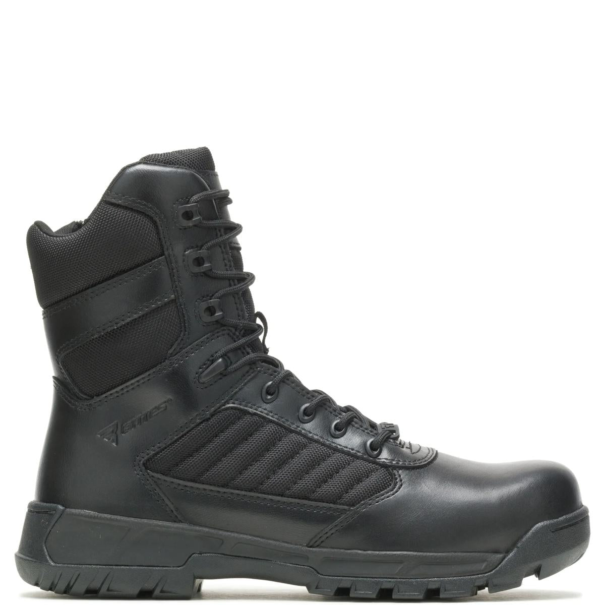 BATES 8"Men's Tactical Sport 2 Tall Side Zip (BLACK) (FREE COOLMAX SOCKS INCLUDED) COMPOSITE TOE