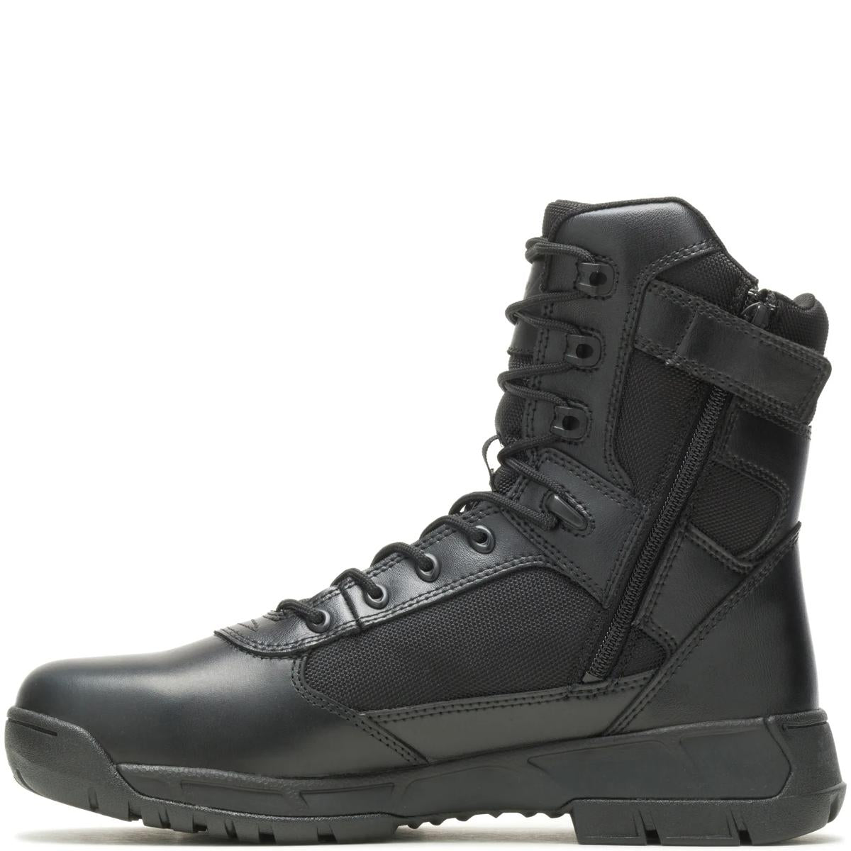 BATES 8"Men's Tactical Sport 2 Tall Side Zip (BLACK) (FREE COOLMAX SOCKS INCLUDED) COMPOSITE TOE