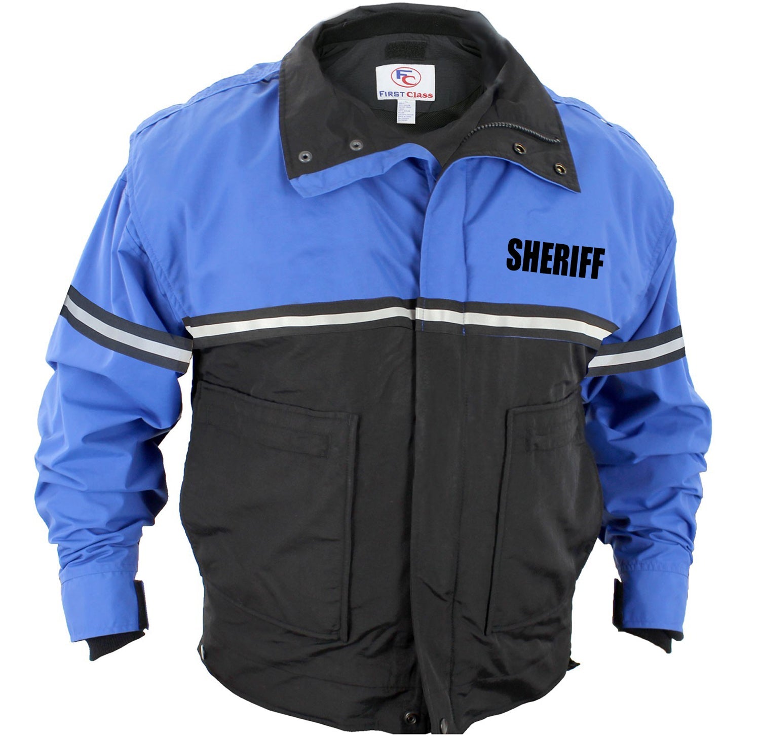 Two Tone Bike Jackets with Removable Liner (Sheriff ID)