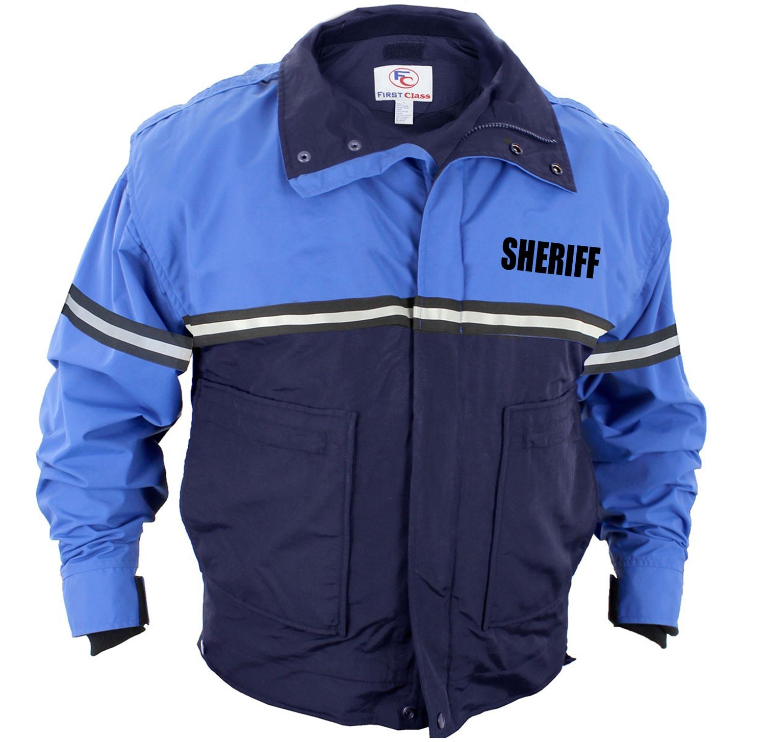 Two Tone Bike Jackets with Removable Liner (Sheriff ID)