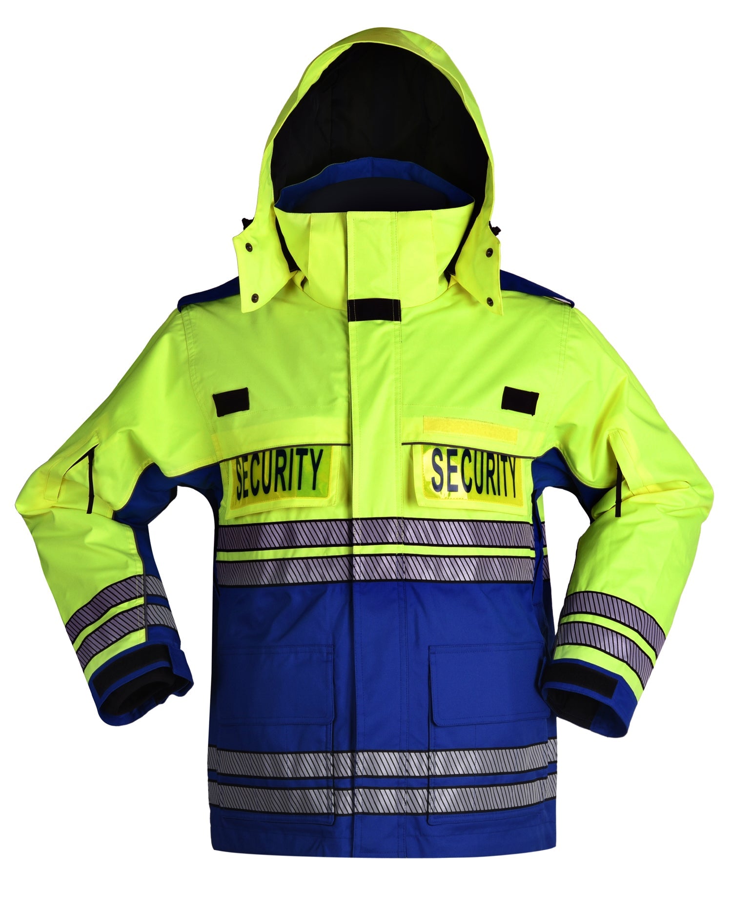 High Visibility Parka With Reflective Striping