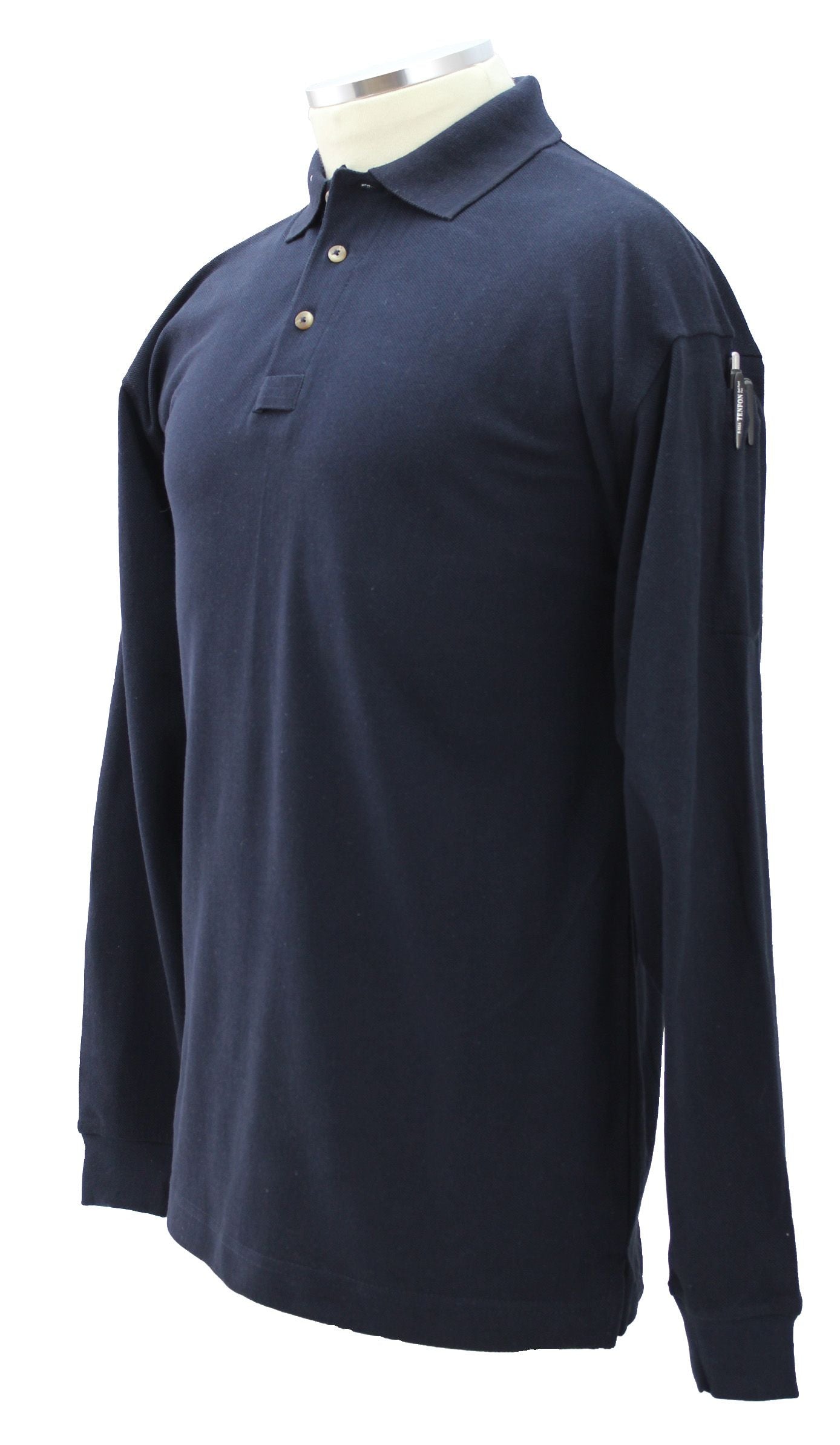 Preshrunk Poly Cotton Tactical Long Sleeve Polo Shirts (No ID)