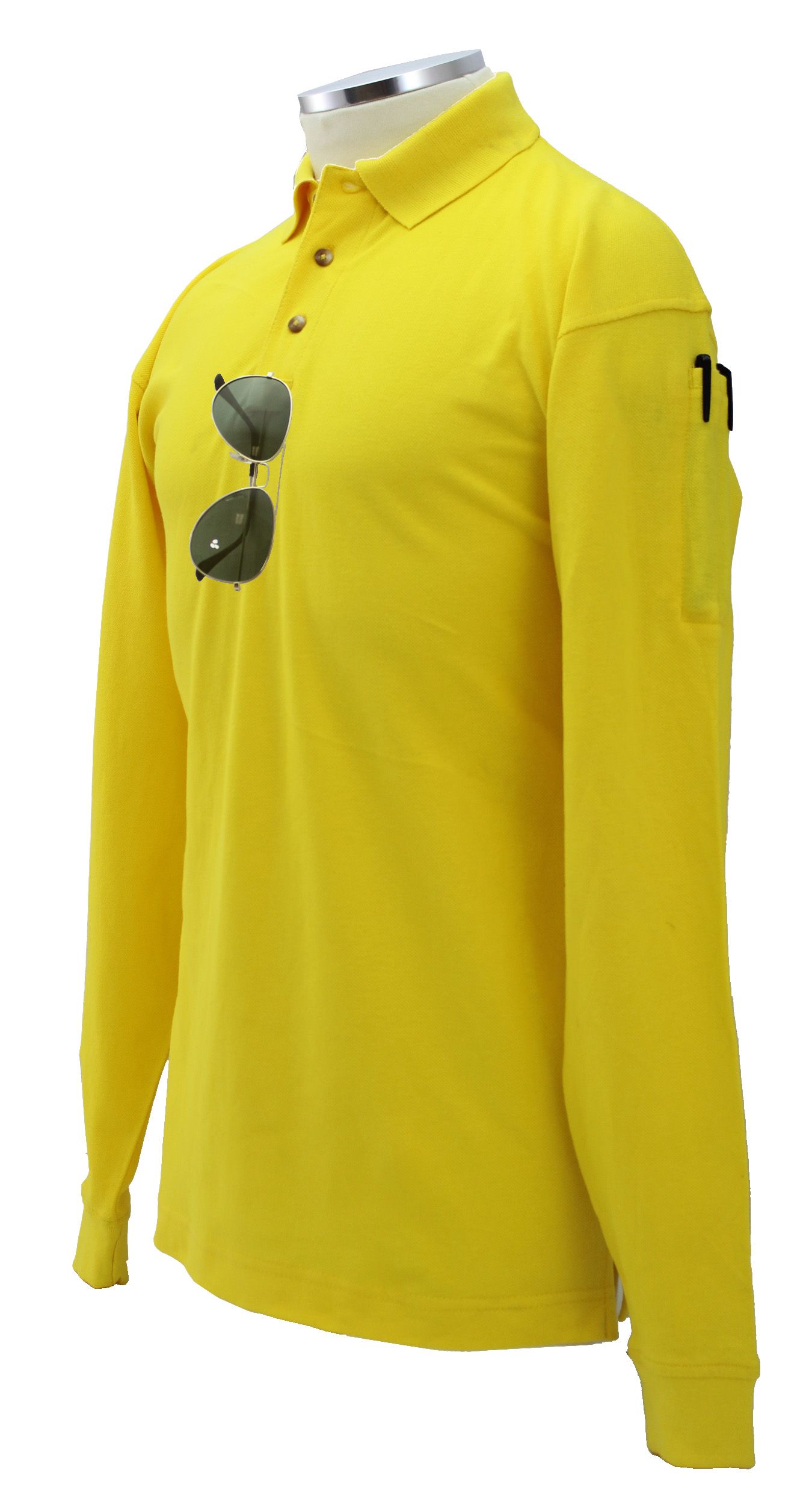 Preshrunk Poly Cotton Tactical Long Sleeve Polo Shirts (No ID)