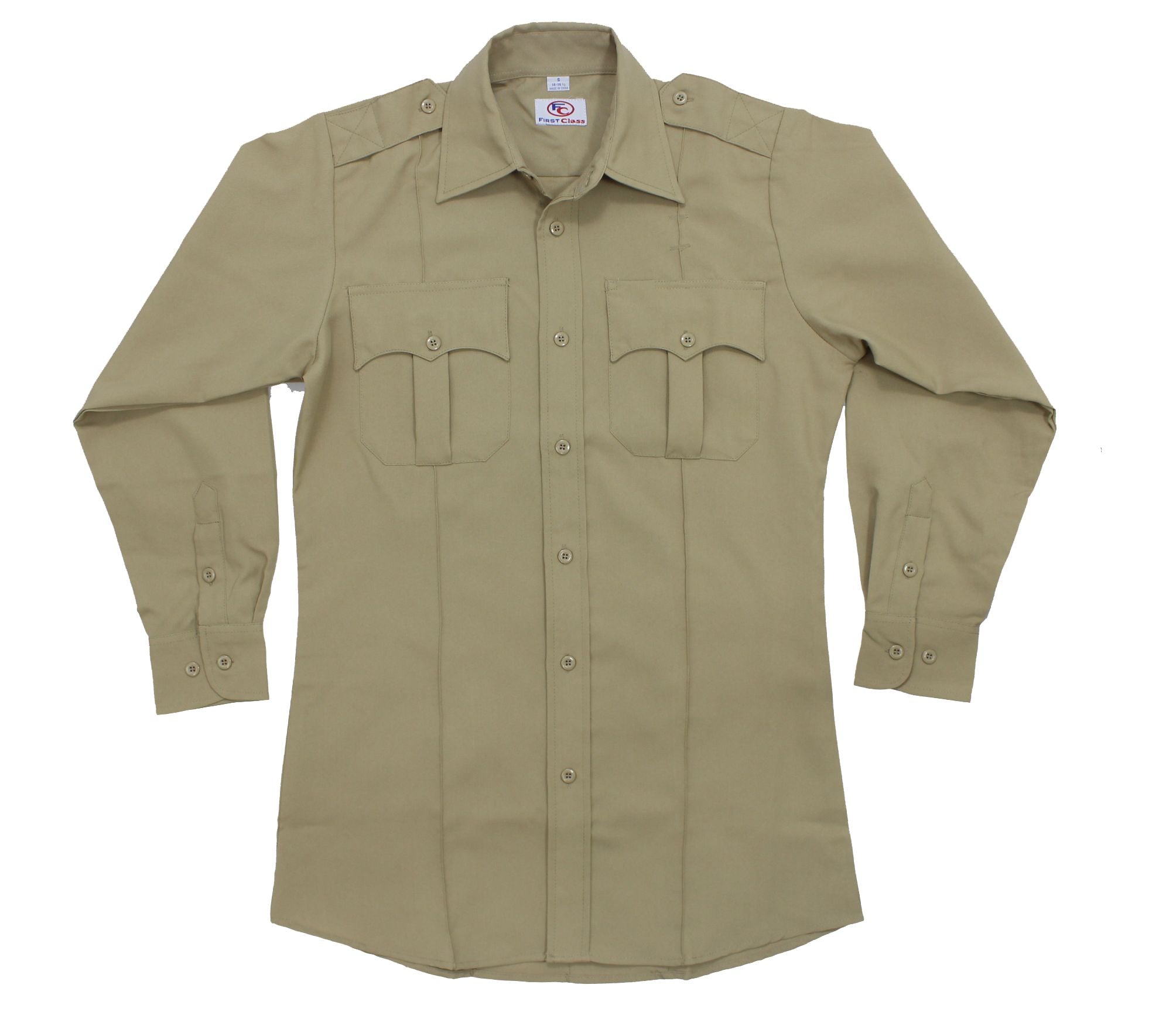 100% Polyester Long Sleeve Uniform Shirts