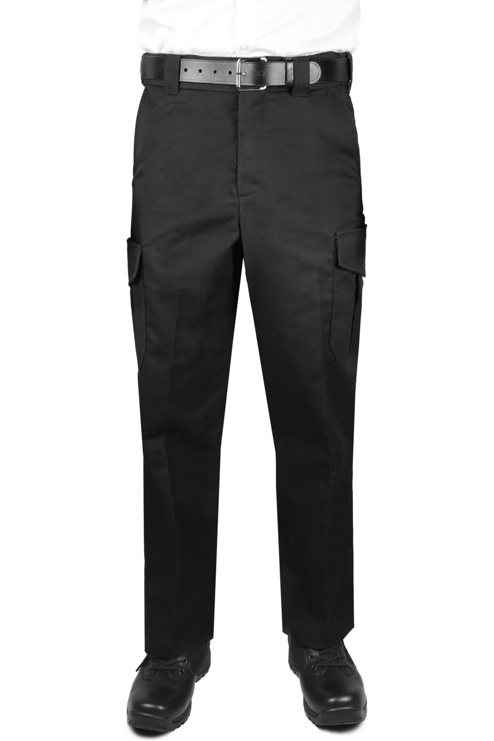 100% Polyester Elastique Weave Pants with Cargo Pocket