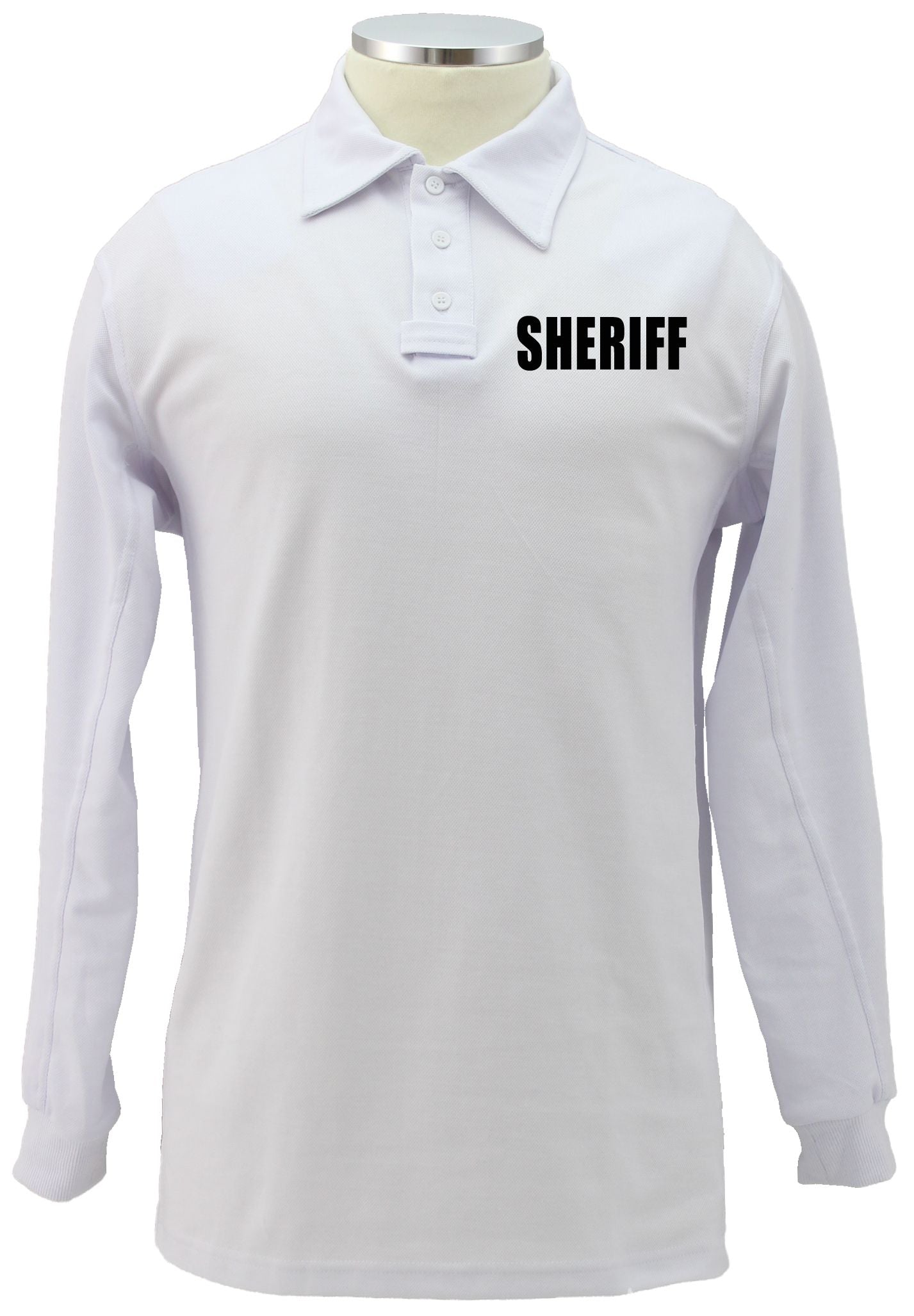Tactical Performance Long Sleeve Polo Shirt (Sheriff ID)