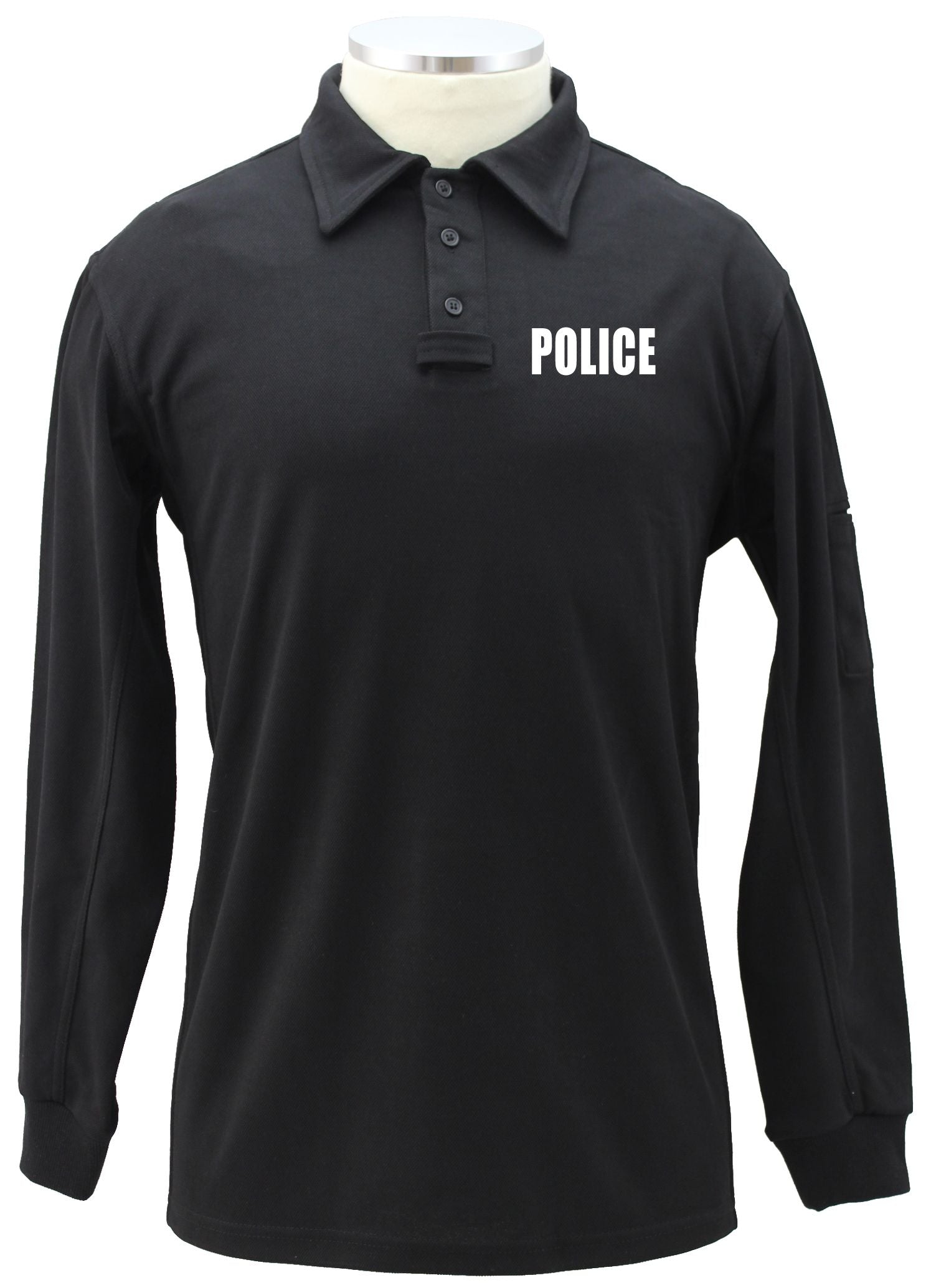 Tactical Performance Long Sleeve Polo Shirt (Police ID)