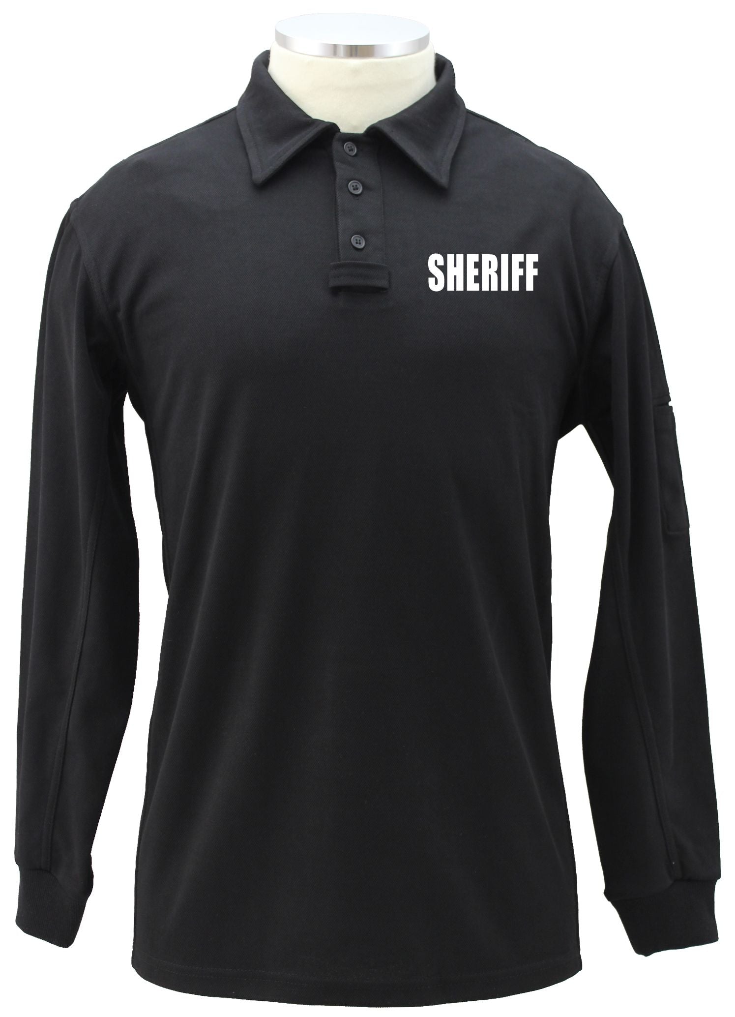 Tactical Performance Long Sleeve Polo Shirt (Sheriff ID)