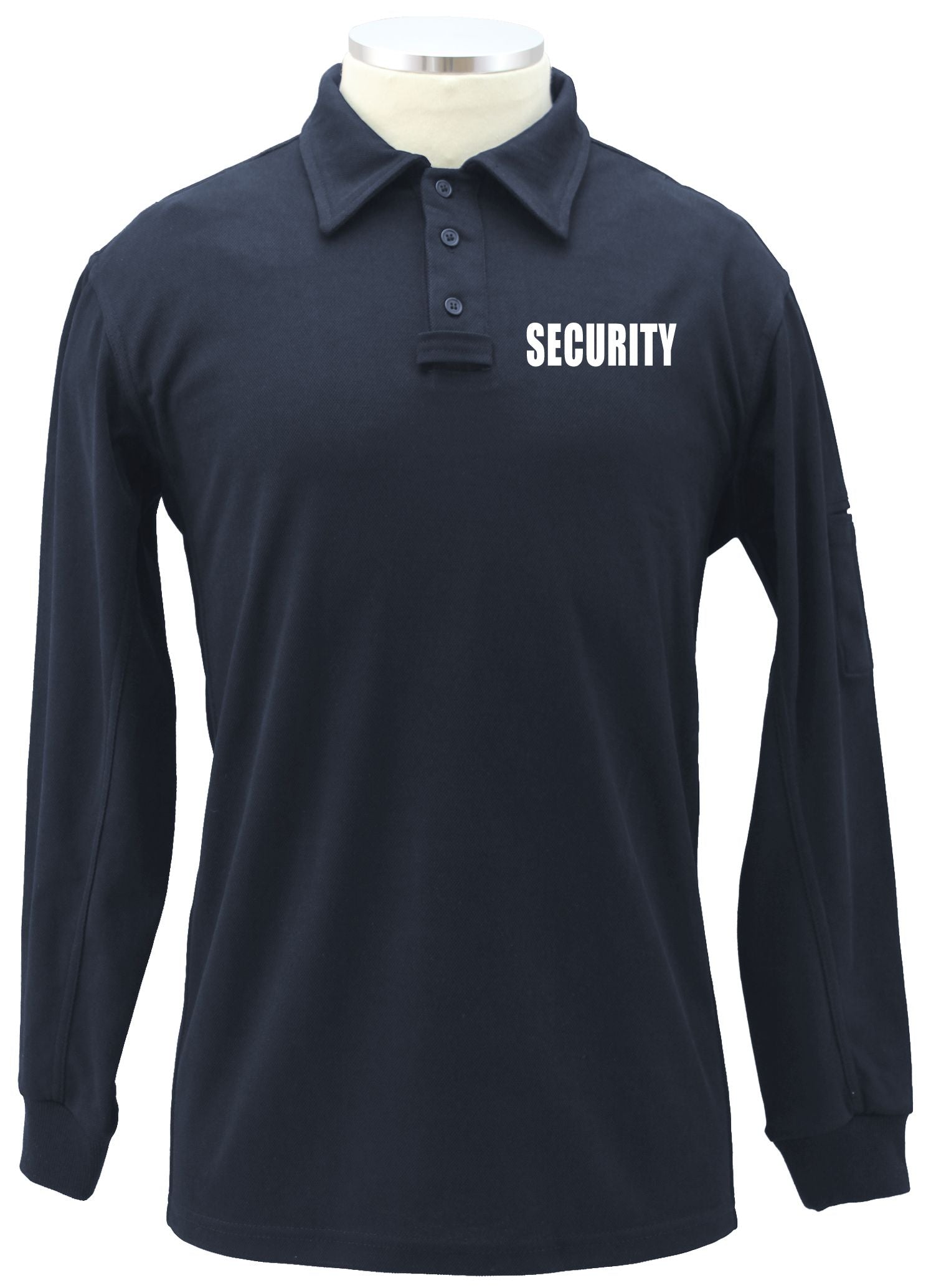 Tactical Performance Long Sleeve Polo Shirt (Security ID)