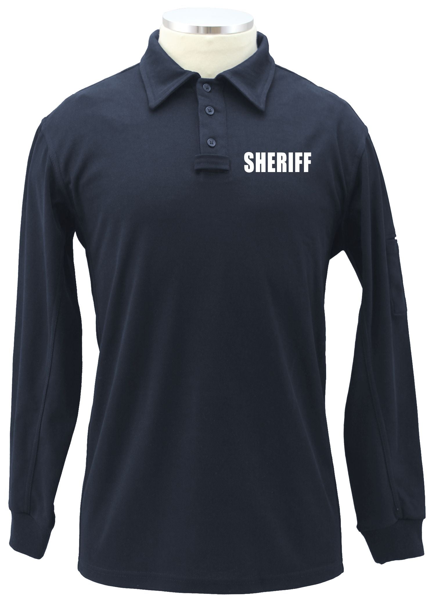 Tactical Performance Long Sleeve Polo Shirt (Sheriff ID)