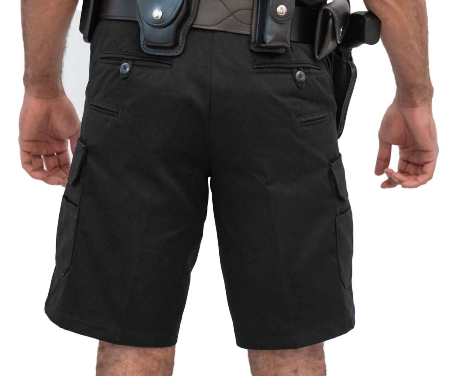 Poly/Cotton Twill Cargo Shorts