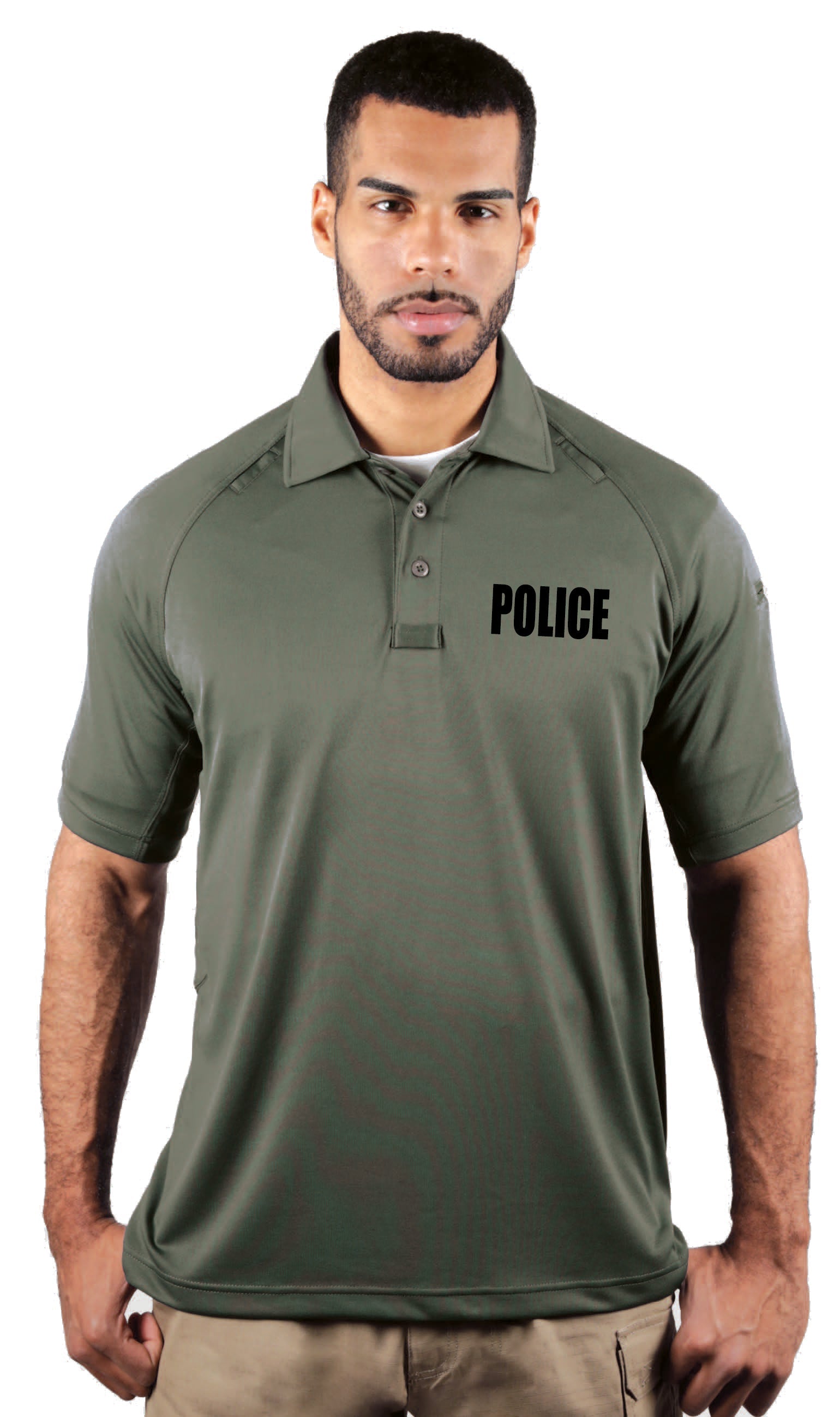 Men's Tactical Short Sleeve Polo (Police ID)