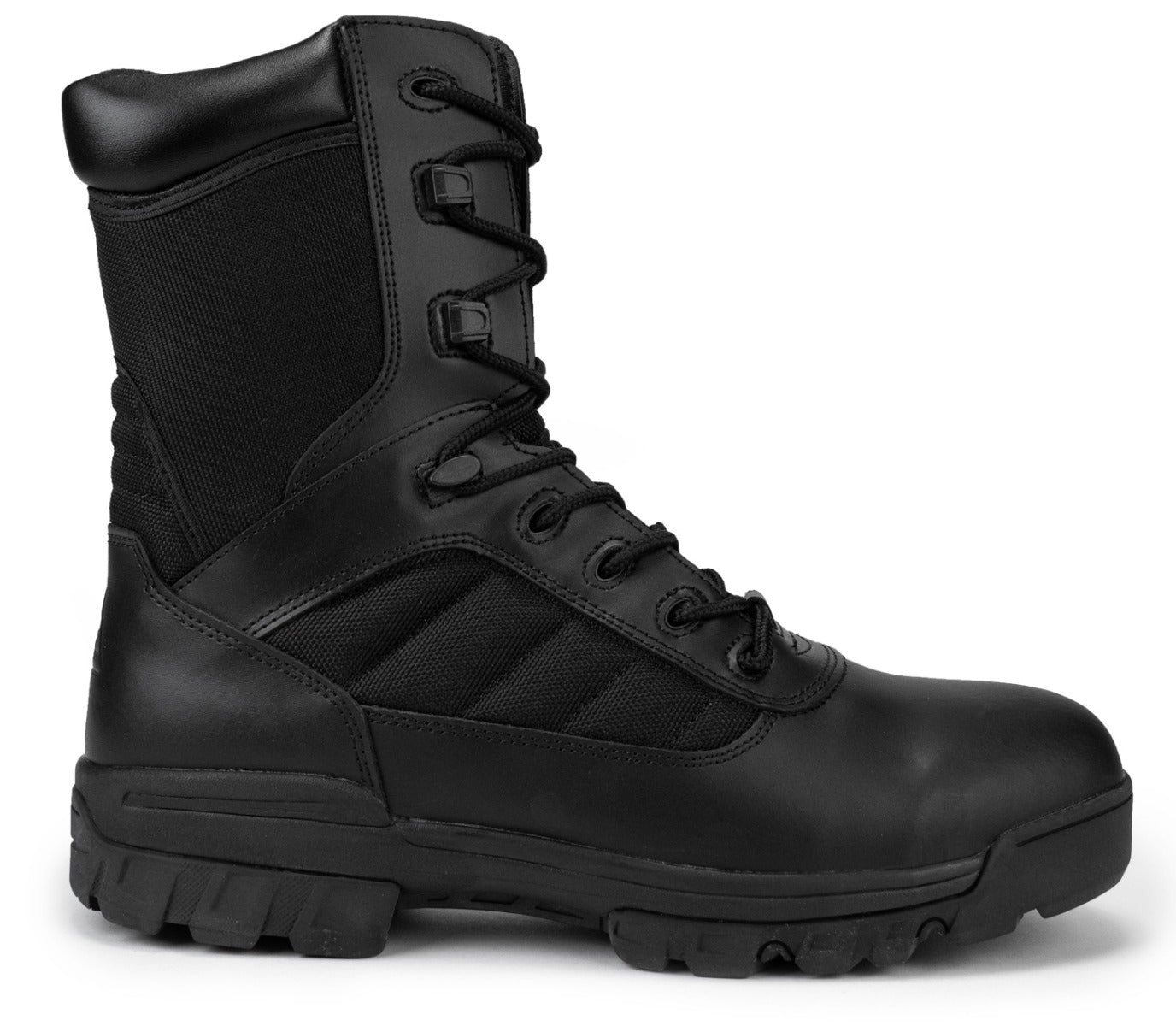 8" CoolMax Tactical Combat Side Zip Boots (Black)