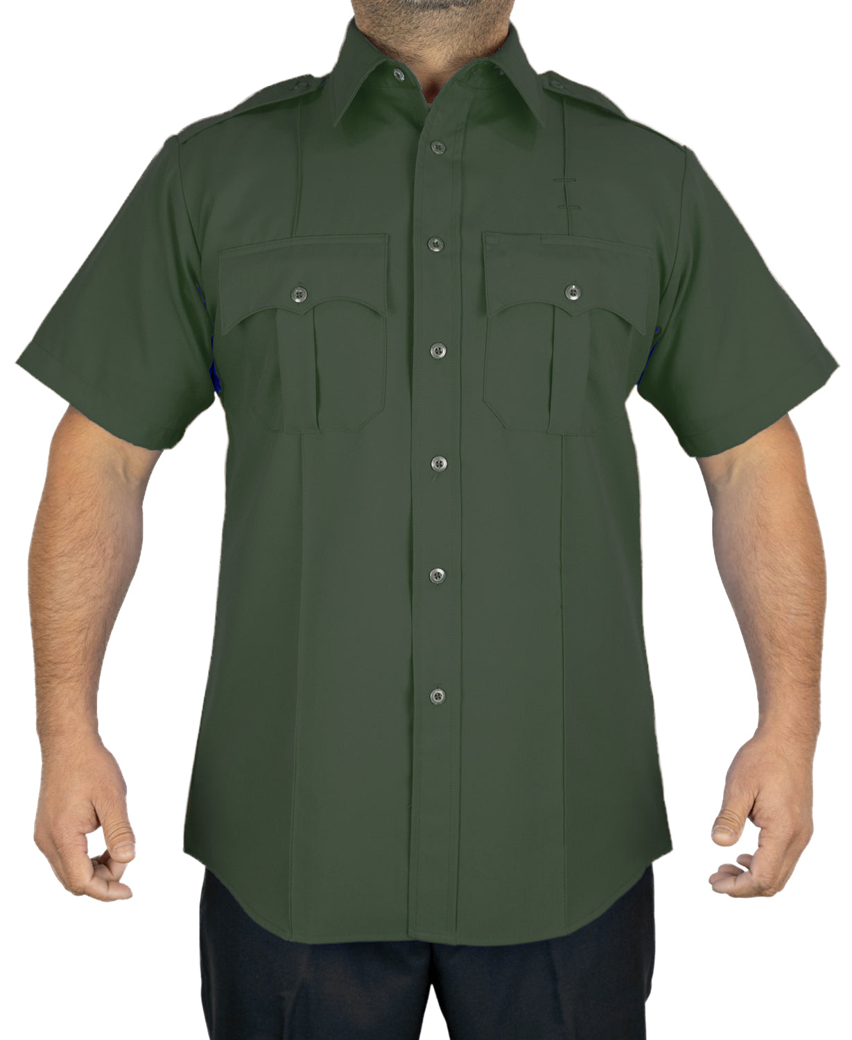 Poly Cotton Short Sleeve Uniform Shirts