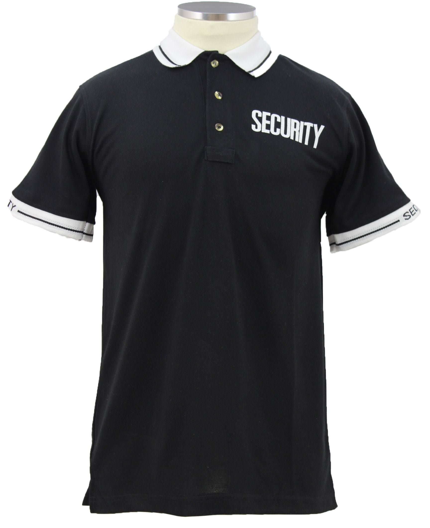 Poly Cotton Short Sleeve Security ID Polo Shirts