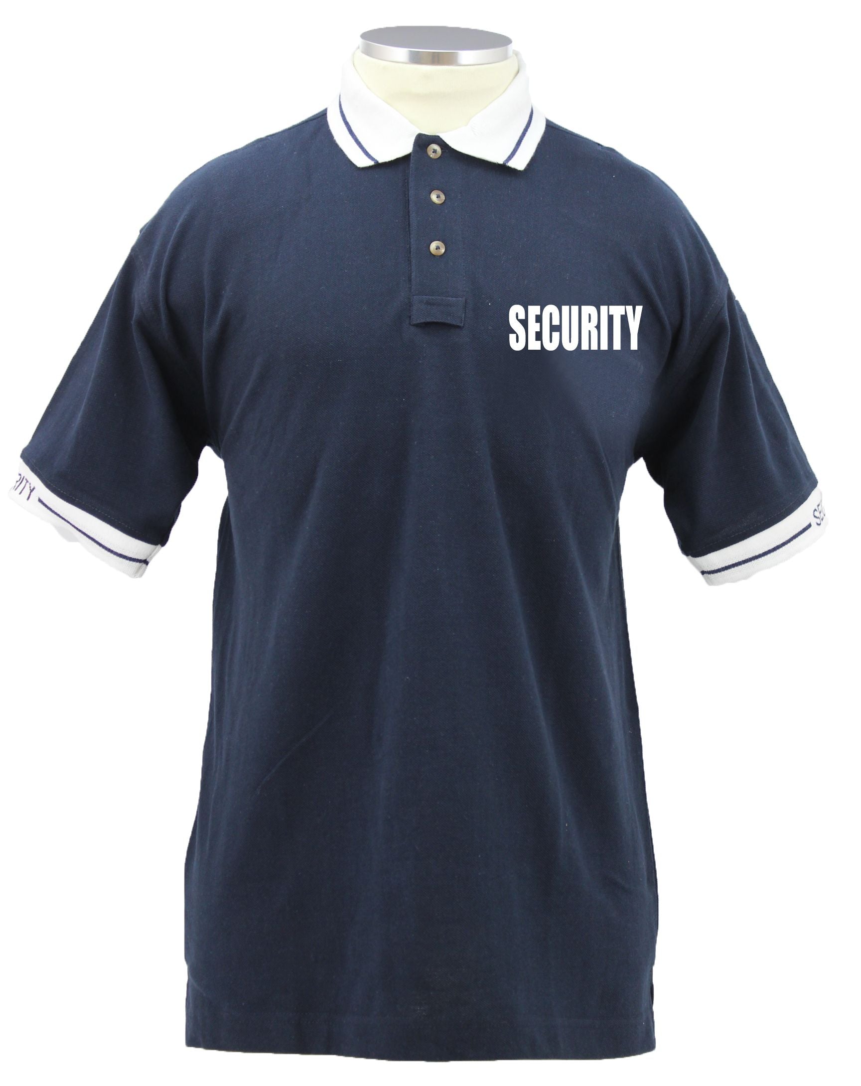 Poly Cotton Short Sleeve Security ID Polo Shirts