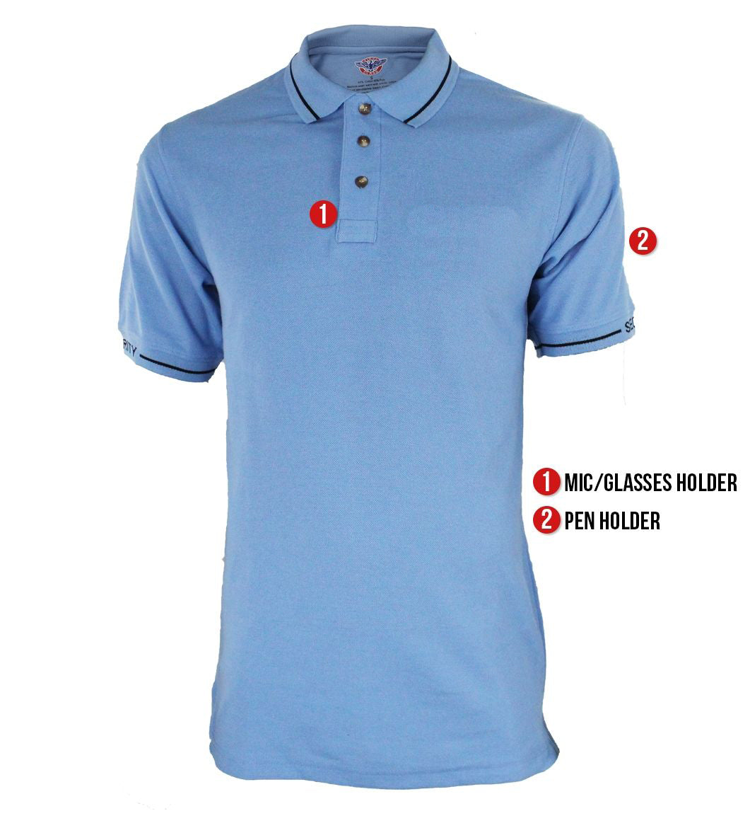 Poly Cotton Short Sleeve Security ID Polo Shirt