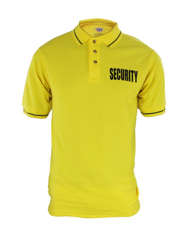 Poly Cotton Short Sleeve Security ID Polo Shirts
