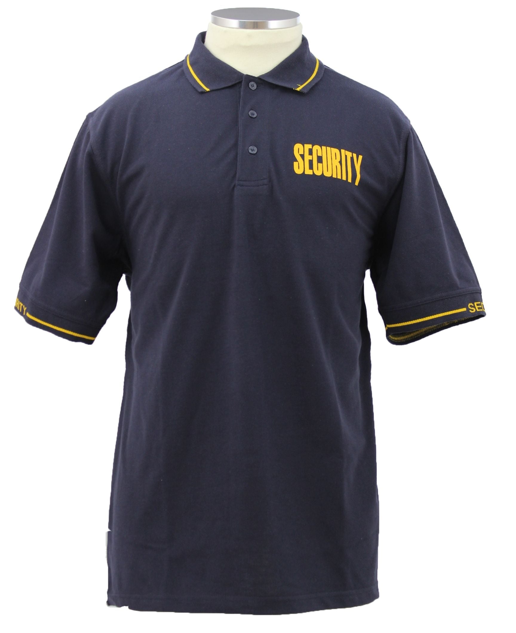 Poly Cotton Short Sleeve Security ID Polo Shirts