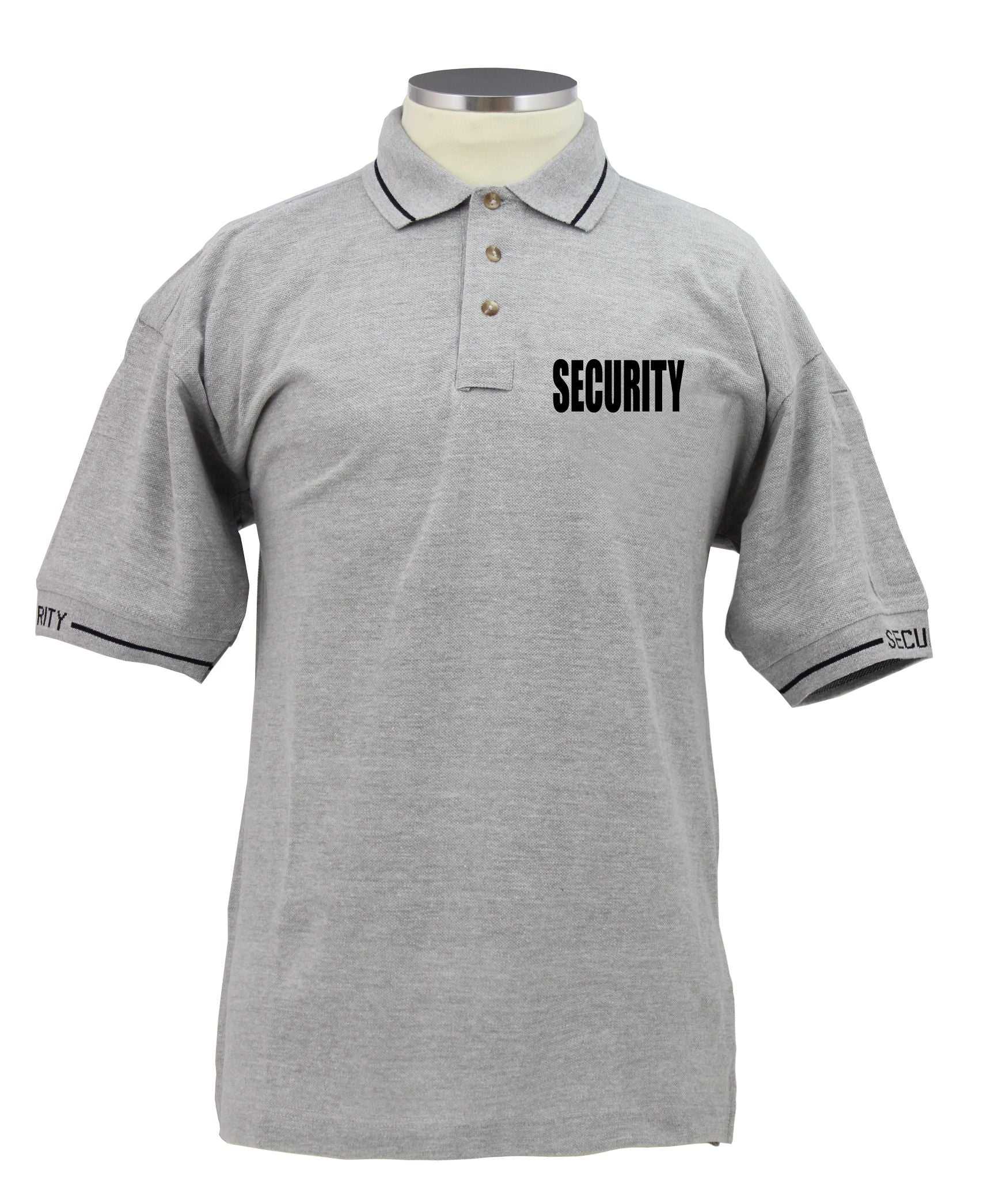 Poly Cotton Short Sleeve Security ID Polo Shirts