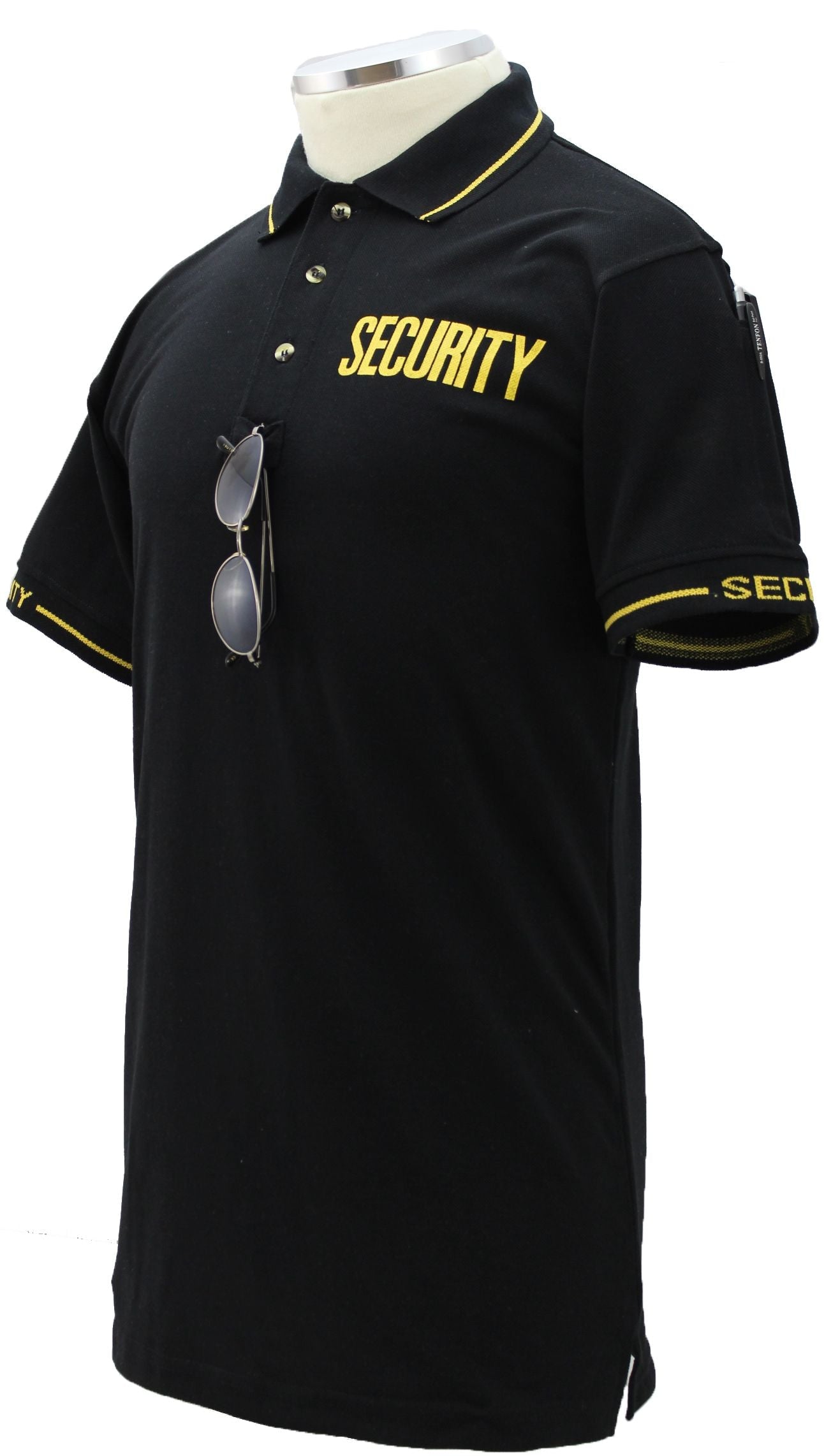 Poly Cotton Short Sleeve Security ID Polo Shirts