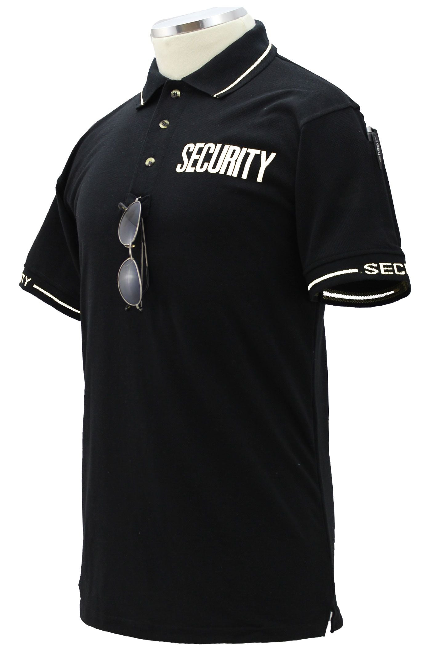 Poly Cotton Short Sleeve Security ID Polo Shirts