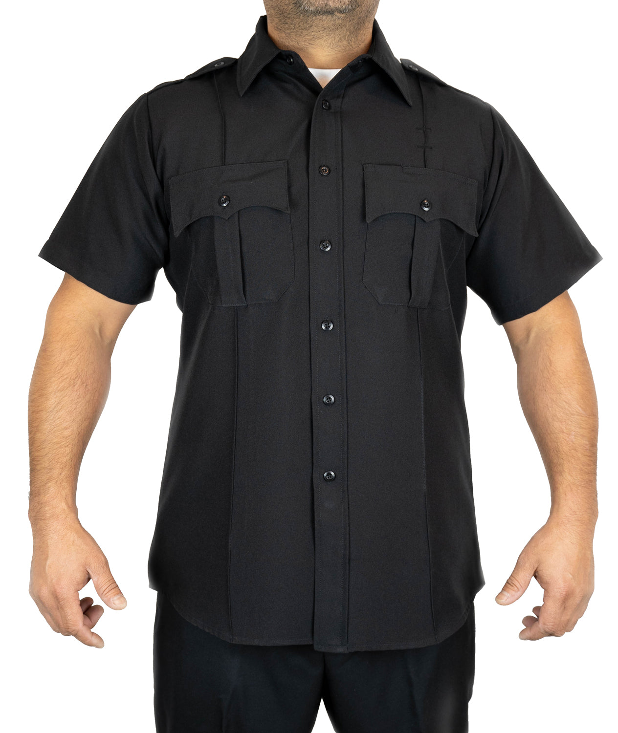 Poly Cotton Short Sleeve Uniform Shirts