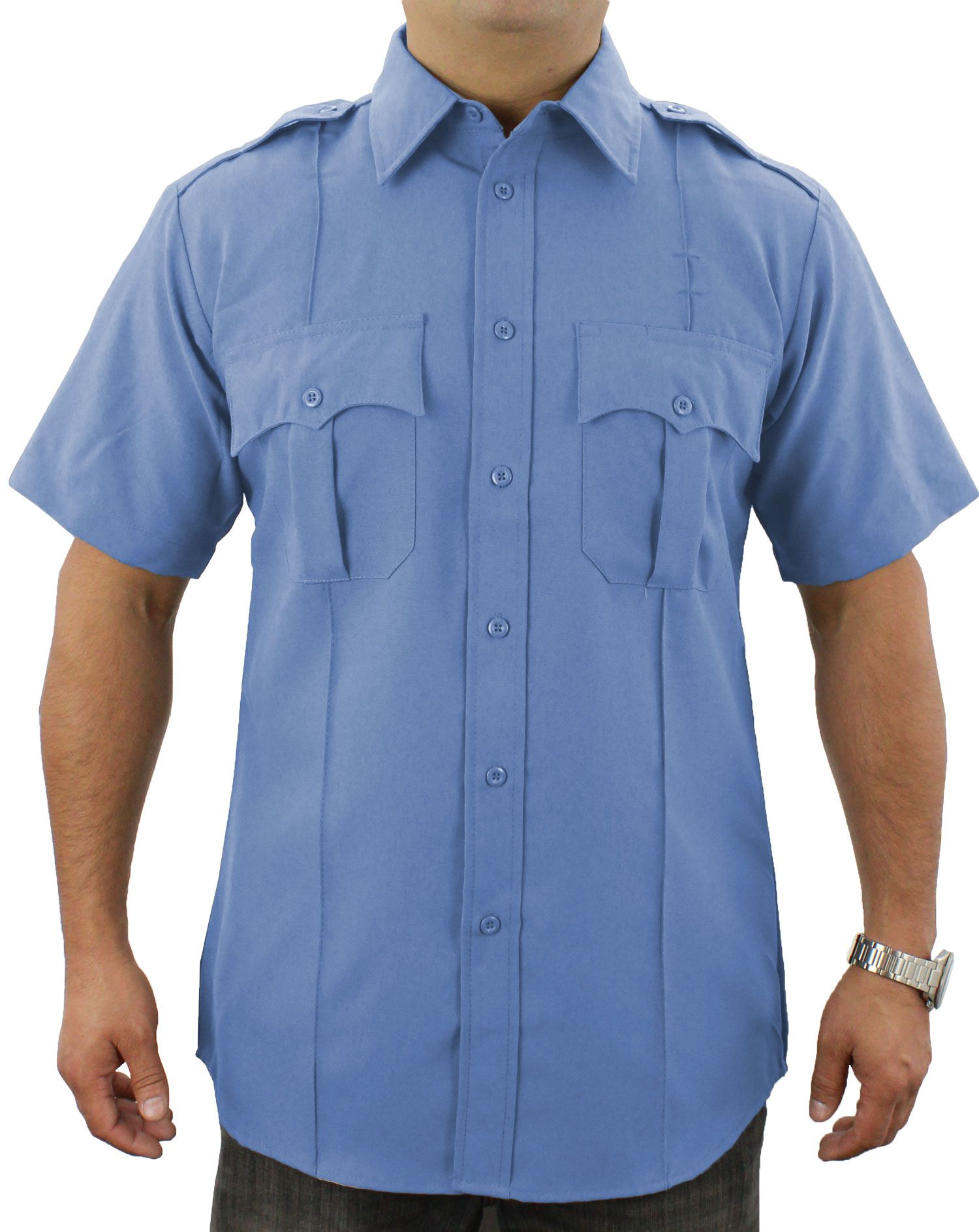 100% Polyester Short Sleeve Uniform Shirts