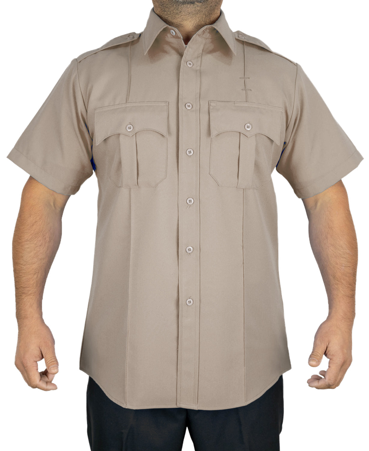Poly Cotton Short Sleeve Uniform Shirts