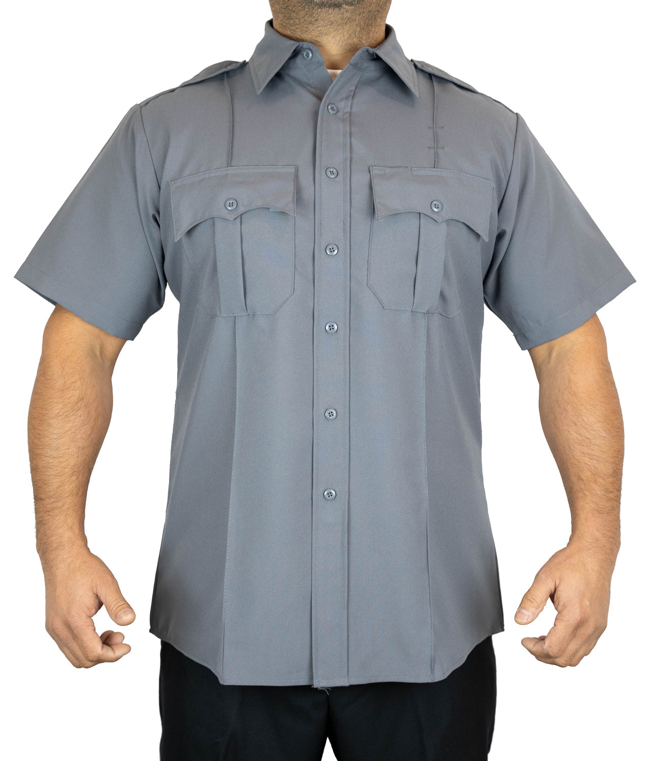 Poly Cotton Short Sleeve Uniform Shirts