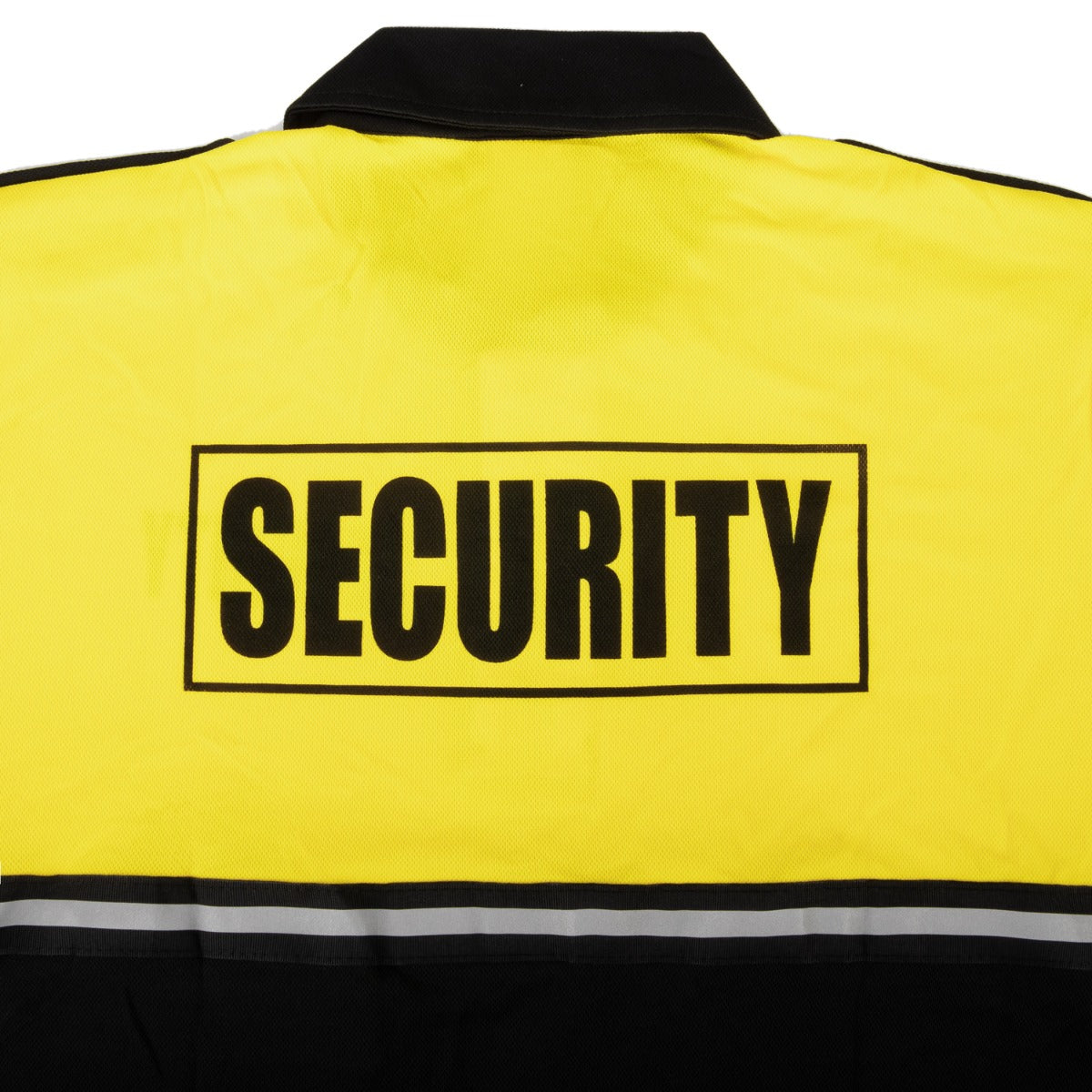 Ryno Gear Two Tone 100% Polyester Security Bike Patrol Short Sleeve Polo Shirt with Zipper Pocket