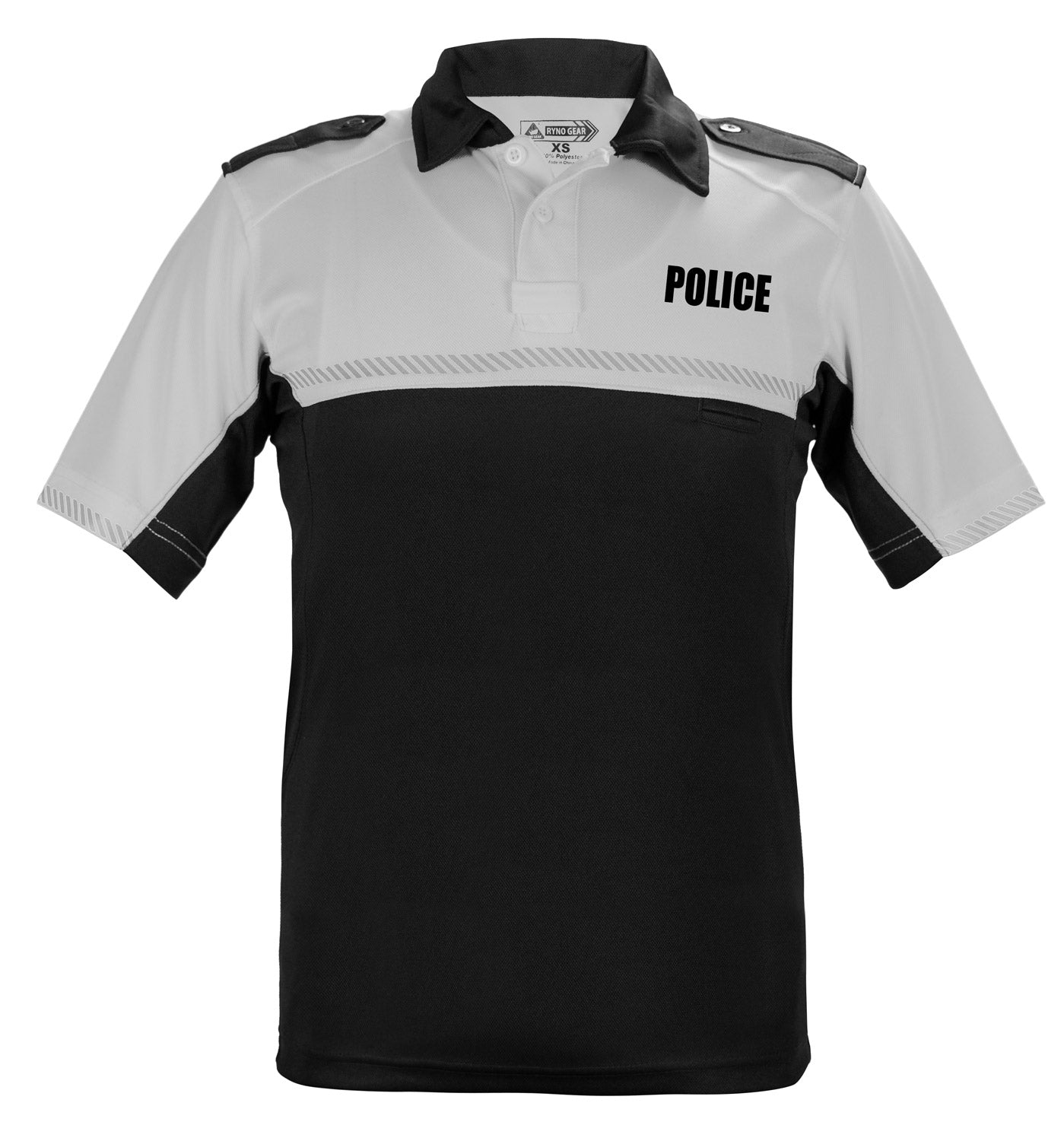 Ryno Gear 100% Polyester Jersey Knit Police Bike Patrol Short Sleeve Polo Shirts