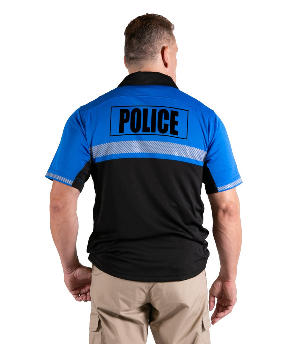 Ryno Gear 100% Polyester Jersey Knit Police Bike Patrol Short Sleeve Polo Shirts