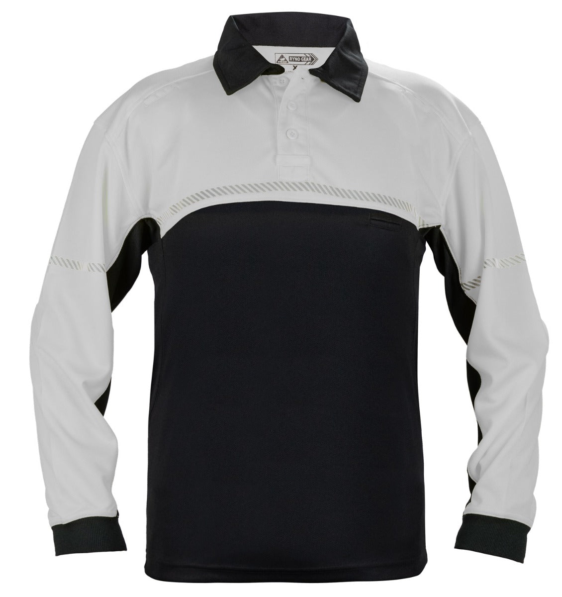 Ryno Gear 100% Polyester Jersey Knit Bike Patrol Long Sleeve Polo Shirts