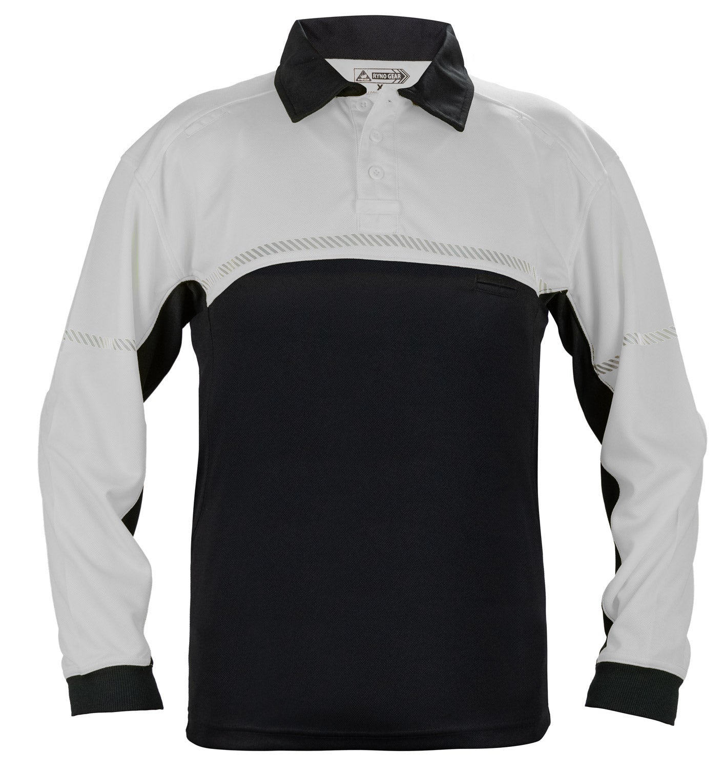 Ryno Gear 100% Polyester Jersey Knit Bike Patrol Long Sleeve Polo Shirts