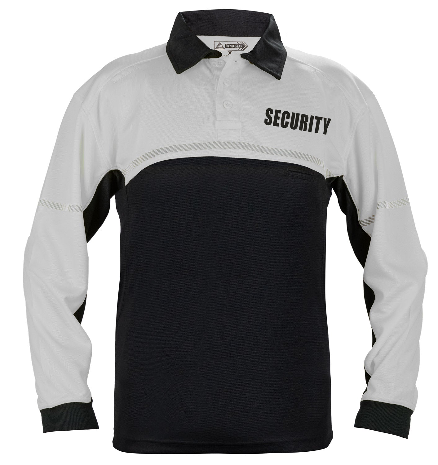 Ryno Gear 100% Polyester Jersey Knit Security Bike Patrol Long Sleeve Polo Shirts